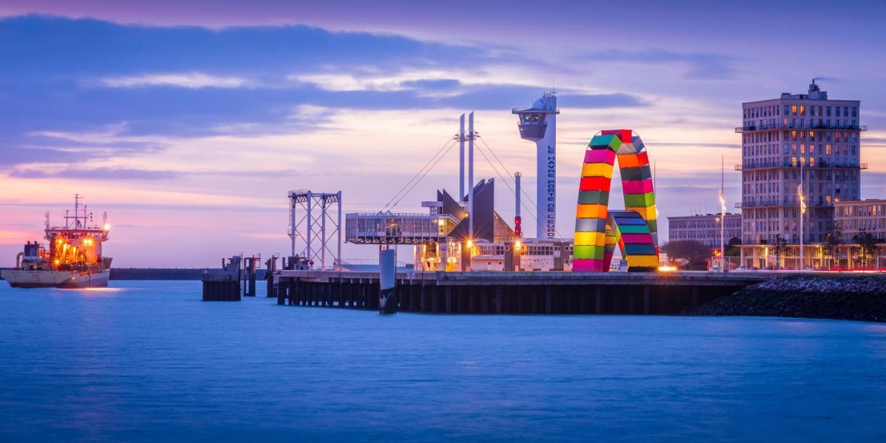 Le Petit Nid Perche Sous Les Toits, Vue Mer Le Havre Exterior foto